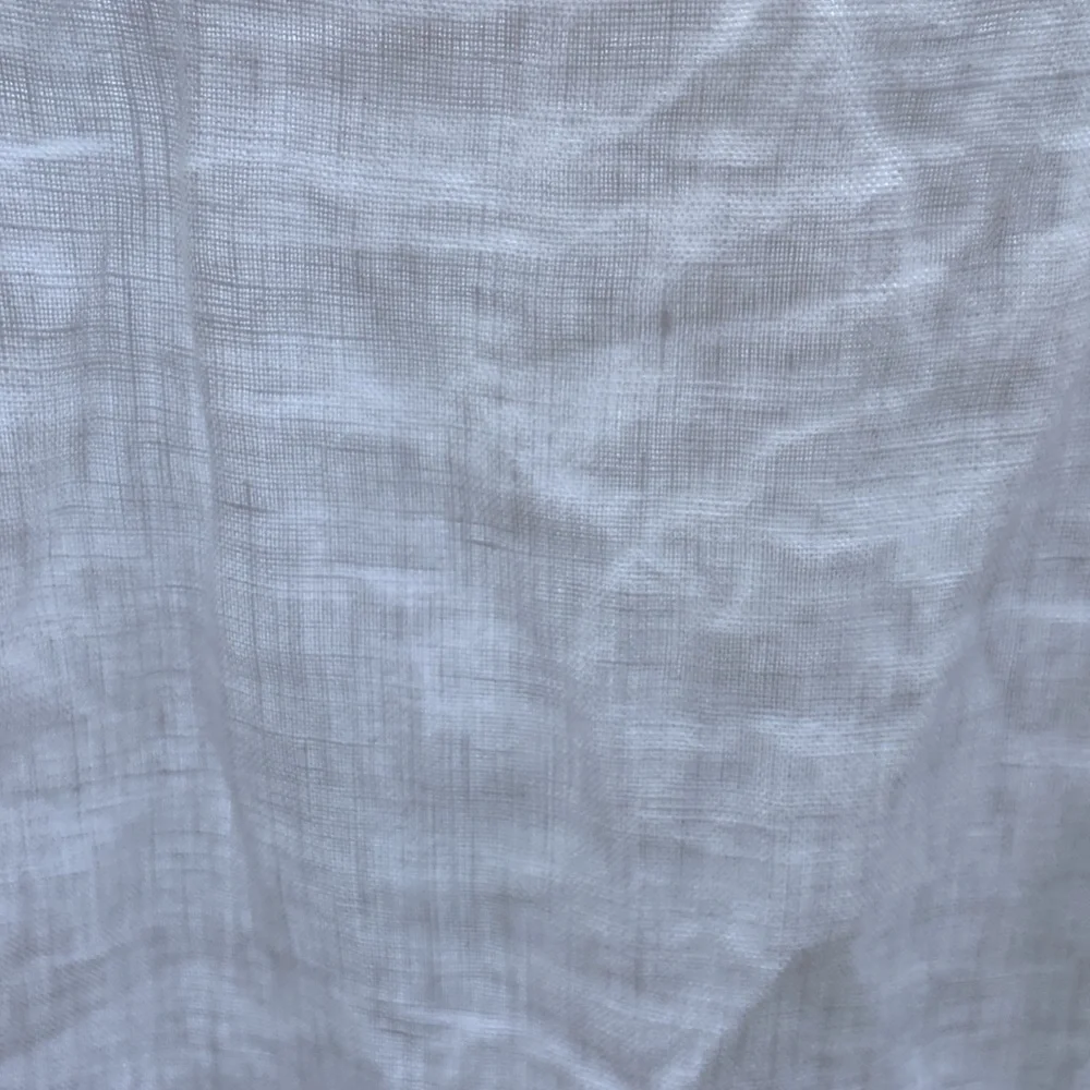 Zara Basic White Ruffles Size M, drawstring floral knit around neck and sleeves - Picture 10 of 16